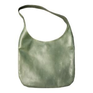 UNOETH Sasha Leather Shoulder Bag Forest Green 13" x 15" x 5.5"